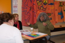 2010 Gespraech mit Mareike Schultz vom Steeler Kurier